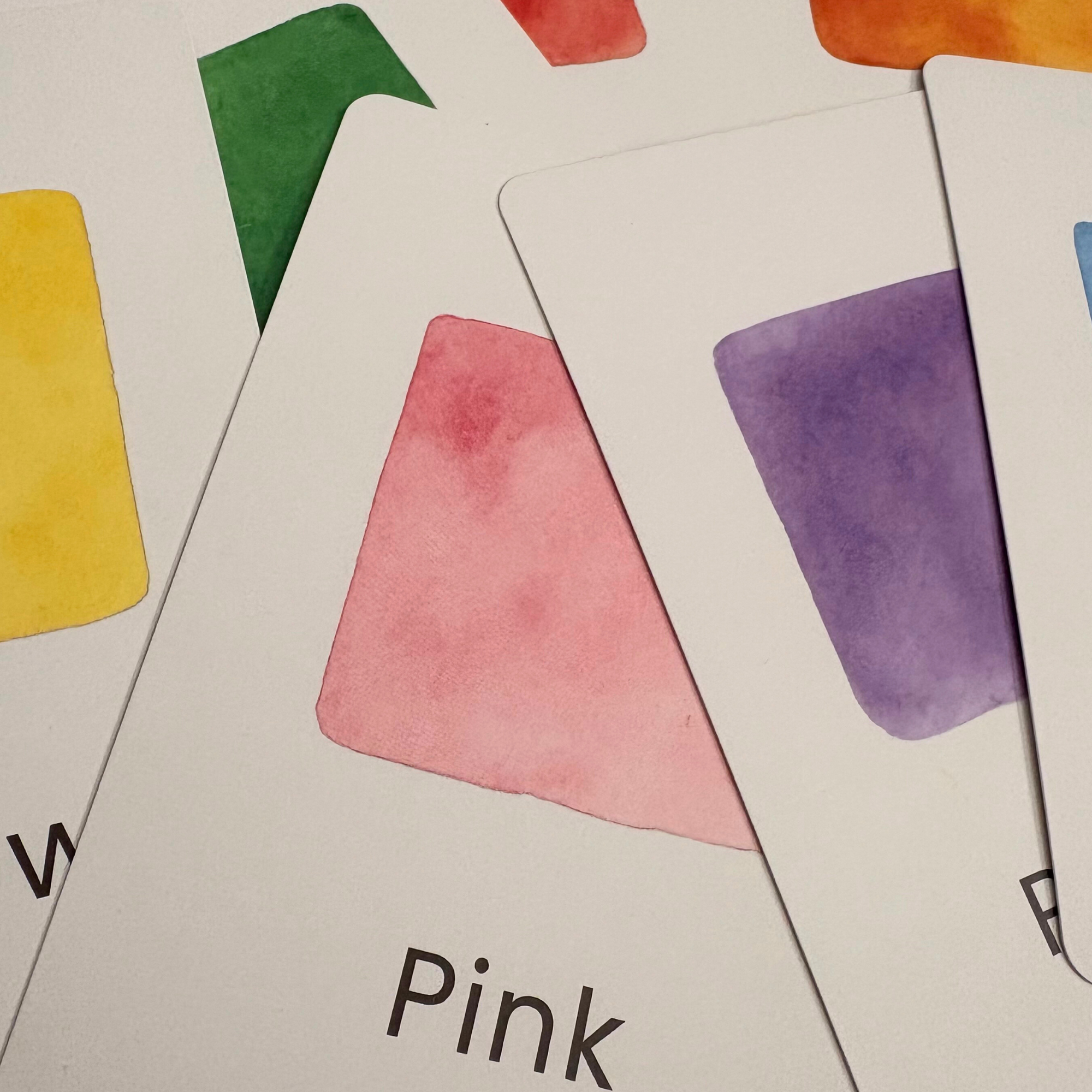 Colour & Shapes Flash Cards Bundle 24 Set - Memory & Go Fish Games