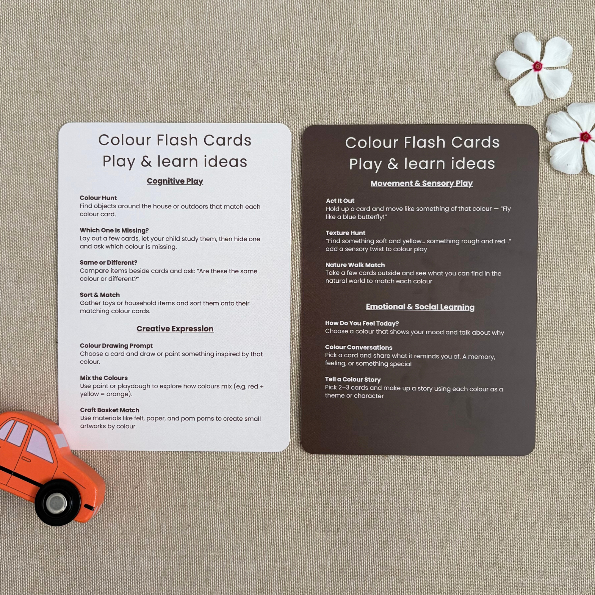 Colour Flash Cards - Set of 12