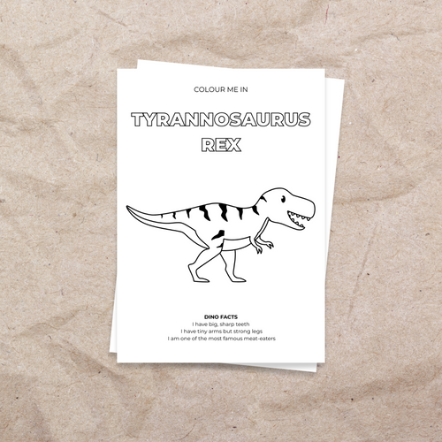 10 Free Dinosaur Colouring Pages  - Digital Download